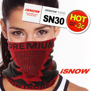 iSNOW 겨울용 멀티마스크 SN30 RD