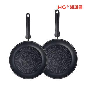 HC해피콜 티타늄 IH 인덕션 후라이팬 2종세트 (팬24cm+팬28cm)