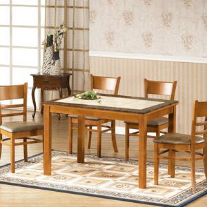 비너스 4인 대리석 식탁 세트