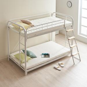 [에보니아] 라이프 철재 이층침대 슈퍼싱글 프레임 A형 / 2층침대 수퍼싱글 기숙사 숙소 학생