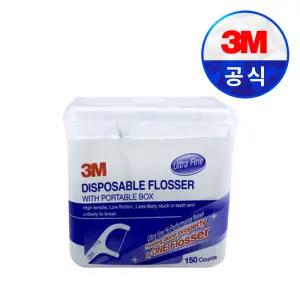 3M 싱글라인 치실 일회용 벌크형 스틱 치간칫솔 (150EA)