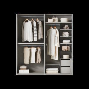한샘 바이엘 슬라이딩 옷장 1800 화이트 수납형