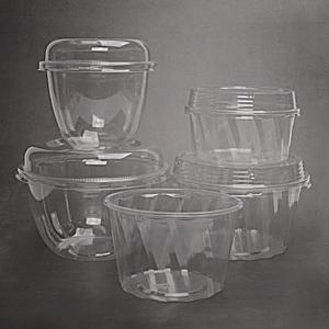 일회용 빙수용기 배달 포장 아이스크림 PET 음식 일회용기 그릇 소량 모음전 (뚜껑포함)