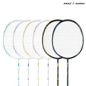 스맥스코리아 초경량 풀카본 배드민턴 라켓 어린이 방과후 입문자용 배드민턴채 모음