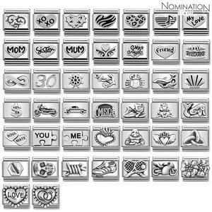 [노미네이션]컴포저블 클래식 심볼 실버 링크 330101 (택1) 남자 여자 커플 팔찌 선물 우정