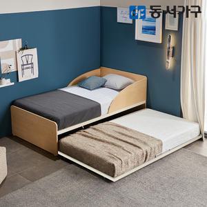 [동서가구] 하버드 2단 슈퍼싱글 슬라이딩침대 모음전 / 슬라이드 공간활용가구 2단침대 프레임 패밀리 추천