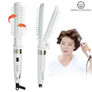 퀸스IN태양 오토롤링 브러쉬고데기 시즌2 자동회전 뽕 뿌리볼륨 매직 볼륨웨이브 구르프 빗 헤어롤탈착 봉고데기사용가능 해외