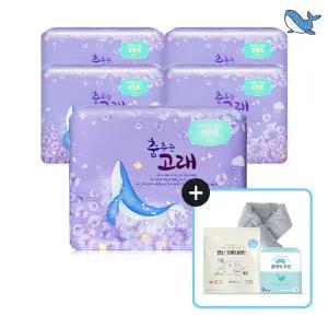 춤추는고래 대용량 생리대 오버나이트18P X 5팩 /90매