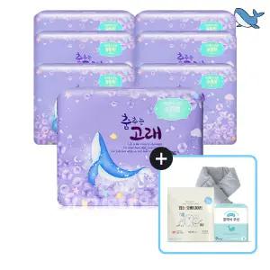 춤추는고래 대용량 생리대 오버나이트18P X 7팩 /126매