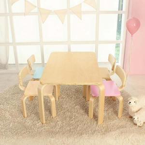 [일루일루]프로스 어린이 책상 의자 세트 스퀘어의자2개+책상1개 3컬러