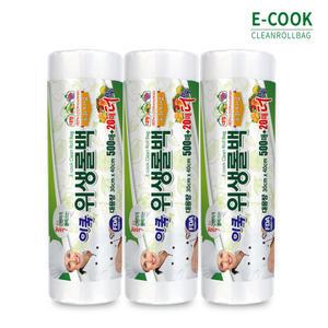 이쿡 위생롤백 대형 520매x3롤