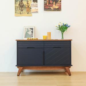 일제곱미터 빈센트 헤링본 원목 미니 TV장 안방 콘솔 거실 포인트 수납장