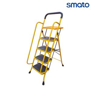 스마토/사다리/SLY04TF/가정용/4단/안전발판/광폭/다용도