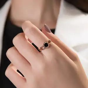 써지컬스틸 여성 레트로링 커플 반지 패션 쥬얼리 우정링 커플링 무알러지