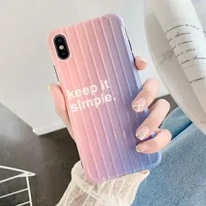 아트박스/키스맥 캐리어 그라데이션 케이스(아이폰XS MAX)