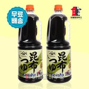 야마사 다시마간장 1.8L x 2병 콘부 쯔유 장유 어간장 3배 농축 만능 일본간장