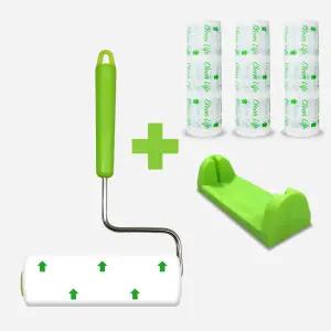 테이프클리너 본품 1개 + 리필 3개 + 받침대케이스 / 돌돌이