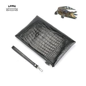 남자 천연악어가죽 클러치백 2023B