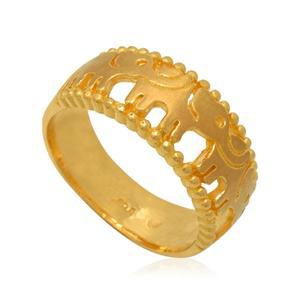 [골드모아]여자 순금 반지 7.5g 24K [코끼리 엣지볼]