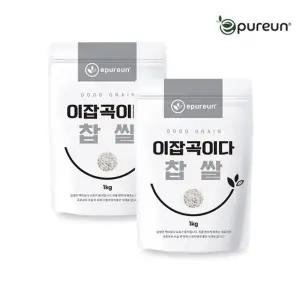 국산 찹쌀 1kg x 2봉