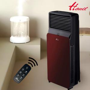 한일전기 절전형 PTC 리모컨형 전기 온풍기 자동온도조절 히터 HEF-4000R-W 10평형 업소용 식당용 가게용