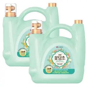 꽃담초 섬유유연제 허브부케가르니 화이트로즈&시트러스, 5.5L, 2개