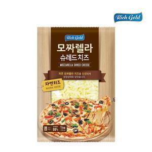 리치골드 모짜렐라 슈레드 치즈 1kg 피자용