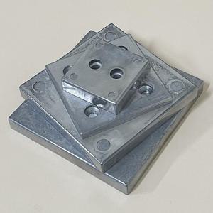 리폼플러스 알루미늄 사각발 발통 다리 상다리 책상다리 조절발 가구부속 가구높이올리기