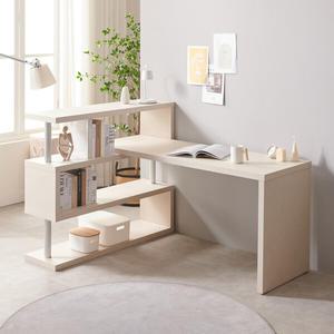 아이앤 레나1200멀티3단책장책상세트BR