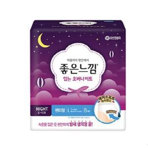 [신세계 규격](의정부점)유한킴벌리  좋은느낌 입는 오버나이트 팬티형 대형 L 8개입