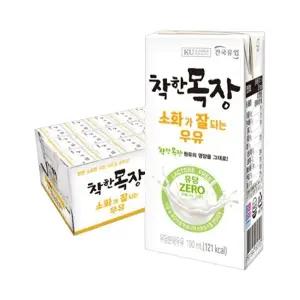 건국 착한목장 소화가 잘되는 우유 190ml 24팩