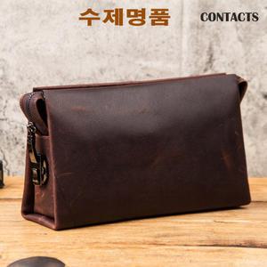 수제명품 컨택츠 남성클러치백 MC1011 파우치 손가방 일수가방 핸드폰 남성 맨스백