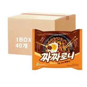 삼양식품 짜짜로니 140g 40개 멀티 봉지라면 한박스