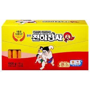진주햄 천하장사 Q1000g(10g 100개입) x 1개 / 소세지 소시지
