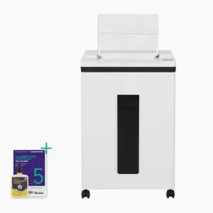 중형 미세꽃가루 자동급지 문서세단기 AutoFeed 200C A4 수동7매 자동200매 22L 2x10mm DIN66399 P-5 서랍식 파지함 파쇄기 세절기