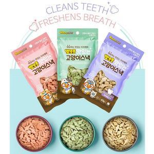 뽀로로 고양이스낵 40g x12팩 고양이 치석 입냄새제거