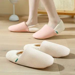 여성 슬리퍼 방한 실내화 사무실 겨울 거실화 양털 발편한 뽀글이 털신 따뜻한 니트 어그슬리퍼 가벼운 뮬
