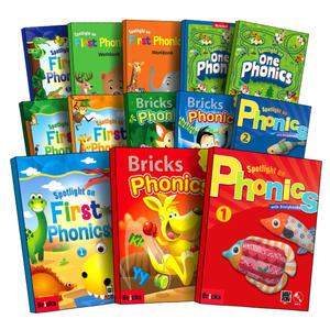 [카드10%] 브릭스 파닉스 시리즈 Bricks Phonics 1 2 3 4 5 Studentbook Story Work Book SB WB Spotlight on First One Phonics 스포트라이트 스포트라잇 스팟라이트 온 원 퍼스트 스토리북 교재 워크북 세트 책