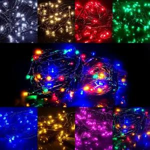 크리스마스 트리전구 LED 100구 8color (주광/전구/적색/녹색/청색/황색/핑크/혼합)