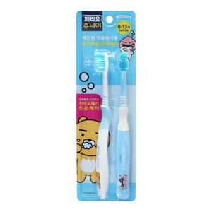 엘지 페리오 주니어 카카오 초극세모 칫솔 4단계 2입 1개 양치