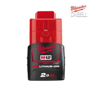 밀워키 M12 B2 (12V / 2.0Ah 리튬이온 배터리)