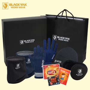 [블랙야크] 겨울 방한용품 비니 귀마개 넥워머 장갑 방한모 선물세트