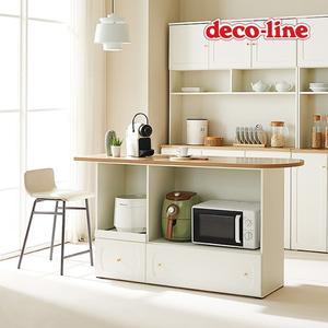 데코라인 코넬 버터 렌지대형 홈바 테이블 아일랜드 식탁 1500 DGJ081