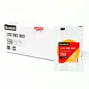 3M 스카치 다용도 테이프 550R 18x20M 8개 1갑 리필