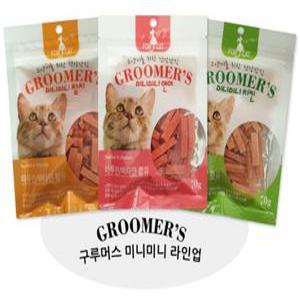 [굿누리] 고양이간식 구루머스 미니미니 져키간식 3종 참치, 연어, 치킨