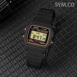 카시오 정품 F-91WG-9 남성 디지털 전자 손목시계 c143