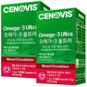 세노비스 rTG 오메가-3 울트라, 50일분, 50캡슐, 2개