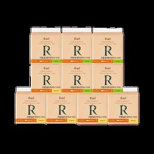 [라엘] 유기농 순면커버 팬티 라이너 10팩 (일반/롱)