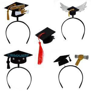 학사모머리띠 졸업머리띠 미니학사모 집게핀