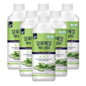 [두리농산]알로에겔 베라250 오리지널 1000mlx6병[31377128]